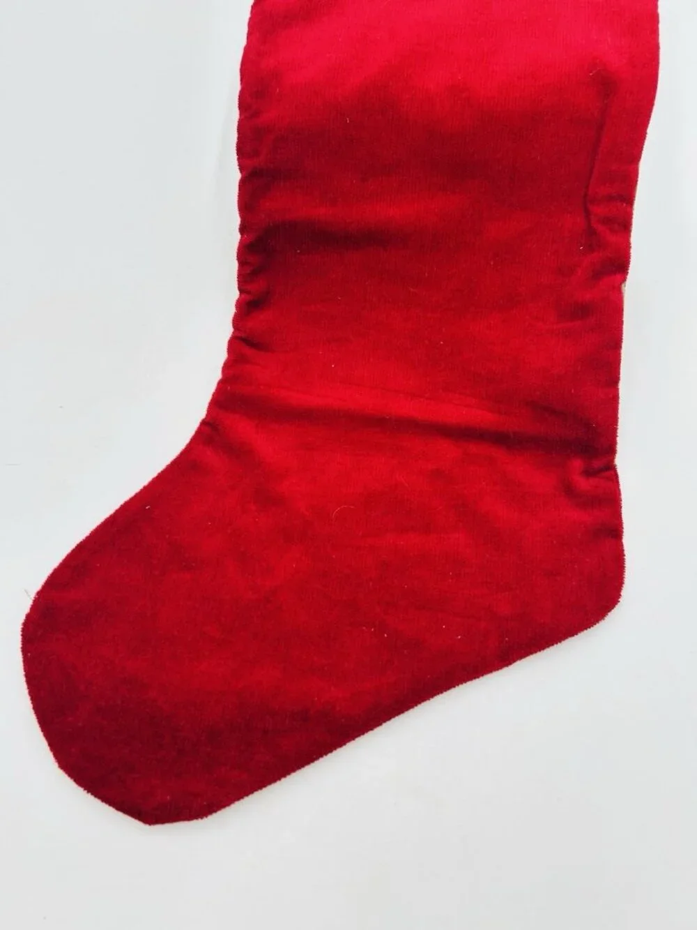 Corona Decor Co. Tapestry Christmas Stocking Artist #53 Santa Toys Vintage